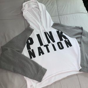 Victoria’s Secret Pink Cropped Hoodie